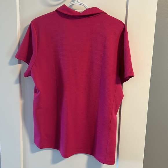 Lightly used- Pink athletic polo- Size XL - Picture 4 of 4